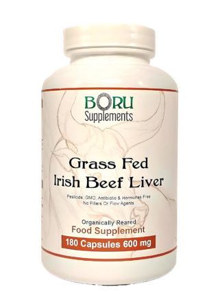 Beef liver capsules from boru supplements