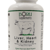 Beef organ liver heart and kidney capsules